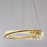 Люстра Divinare Millie 1136/17 SP-36 цвет плафона/подвески Прозрачный, цвет арматуры Латунь-1