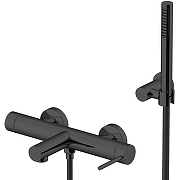 Смеситель для ванны Gattoni Circle One 9000/90NO Черный матовый