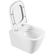 Унитаз подвесной BelBagno Albano BB120CHR/BB120SC с сиденьем Микролифт-4