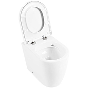 Унитаз приставной BelBagno Marino BB105CBR/BB105SC с сиденьем Микролифт-4