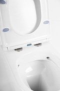 Унитаз приставной BelBagno Marino BB105CBR/BB870SC с сиденьем Микролифт-2