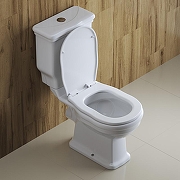 Унитаз-компакт BelBagno Boheme BB115CPR/BB115SC с бачком и сиденьем Микролифт-12