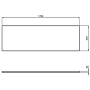 Акриловая ванна Ideal Standard I.Life 170x70 4в1 PT475967 без гидромассажа, с ножками, панелью и крепежом-10