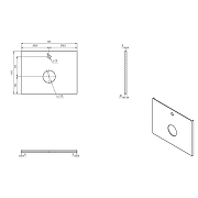 Столешница под раковину Cersanit Wood 60 64187 Орех матовый-5