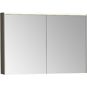 Зеркальный шкаф Vitra 100 66912 с подсветкой Антрацит глянцевый