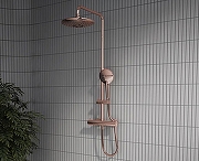Душевая система Vitra Aquaheat Bliss A4720526EXP с термостатом Медь-1