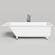 Ванна из искусственного камня Salini Cascata 180х80 104213G Белая глянцевая-2