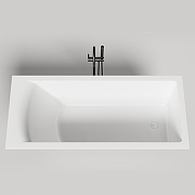 Ванна из искусственного камня Salini Cascata Kit 180х80 104513G Белая глянцевая-3