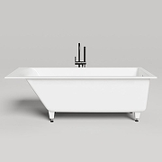 Ванна из искусственного камня Salini Cascata Kit 180х80 104513M Белая матовая-2