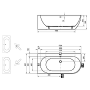 Акриловая ванна Ravak Freedom Corner 170x80 L XC00100041 без гидромассажа-6