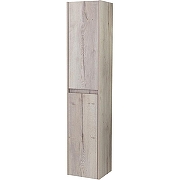 Шкаф пенал BelBagno Kraft 33 L KRAFT-1600-2A-SC-RGB-L подвесной Rovere Galifax Bianco-1