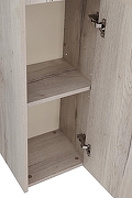 Шкаф пенал BelBagno Kraft 33 L KRAFT-1600-2A-SC-RGB-L подвесной Rovere Galifax Bianco-3