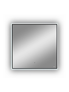 Зеркало Bond Cube 80x80 M36ZE-8080 с подсветкой Черное с бесконтактным выключателем-11