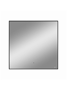 Зеркало Bond Cube 80x80 M36ZE-8080 с подсветкой Черное с бесконтактным выключателем-12