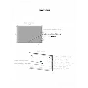 Зеркало Bond Cube 120x80 M44ZE-12080 с подсветкой с сенсорным выключателем-12