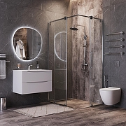 Зеркало Bond Circle 80x80 M37ZE-8080 с подсветкой с бесконтактным выключателем-3