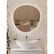 Зеркало Bond Circle 80x80 M37ZE-8080 с подсветкой с бесконтактным выключателем-10