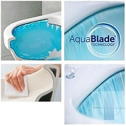 Комплект унитаза с инсталляцией Ideal Standard Tesi Aqua Blade T3868V1/121AC с сиденьем Микролифт и Белой клавишей смыва-3