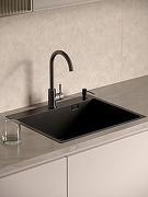 Кухонная мойка РМС 60 MR-6050BL Графит-4