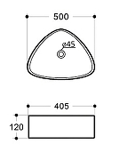 Раковина-чаша Orange 50 B07-500W Белая глянцевая-8