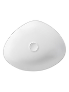 Раковина накладная Orange 50 B07-500W Белая глянцевая-10