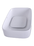 Раковина накладная Orange 60 B07-600W Белая глянцевая-1