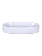 Раковина накладная Orange 68 B07-675W Белая глянцевая-4