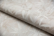 Обои Kerama Marazzi Bamboo KM5001 Винил на флизелине (1,06*10,05) Бежевый, Листья-1