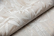 Обои Kerama Marazzi Bamboo KM5001 Винил на флизелине (1,06*10,05) Бежевый, Листья-2
