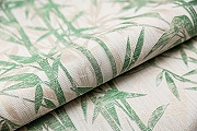 Обои Kerama Marazzi Bamboo KM5003 Винил на флизелине (1,06*10,05) Бежевый/Зеленый, Листья-2