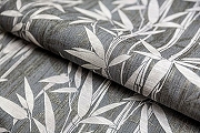 Обои Kerama Marazzi Bamboo KM5005 Винил на флизелине (1,06*10,05) Серый, Листья-2