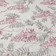 Обои Kerama Marazzi Eden KM5801 Винил на флизелине (1,06*10,05) Бежевый/Розовый/Зеленый, Цветы/Листья