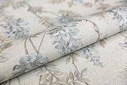 Обои Kerama Marazzi Eden KM5802 Винил на флизелине (1,06*10,05) Серый/Бежевый, Цветы/Листья-3