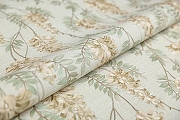 Обои Kerama Marazzi Eden KM5803 Винил на флизелине (1,06*10,05) Зеленый/Бежевый/Серый, Цветы/Листья-2