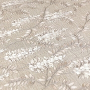 Обои Kerama Marazzi Eden KM5805 Винил на флизелине (1,06*10,05) Серый/Бежевый, Цветы/Листья
