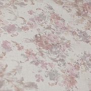 Обои Kerama Marazzi Eden KM5812 Винил на флизелине (1,06*10,05) Розовый/Бежевый, Дамаск/Цветы