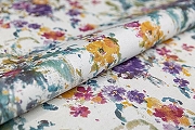 Обои Kerama Marazzi Eden KM5813 Винил на флизелине (1,06*10,05) Белый/Разноцветный, Дамаск/Цветы-3
