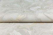 Обои Kerama Marazzi Galatea KM7604 Винил на флизелине (1,06*10,05) Серый/Золотой, Мрамор-4