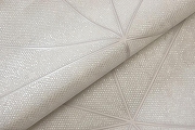 Обои Kerama Marazzi Couture KM5602 Винил на флизелине (1,06*10,05) Бежевый, Геометрия/Под кожу-2