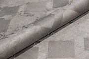 Обои Kerama Marazzi Vintage KM7106 Винил на флизелине (1,06*10,05) Серый/Коричневый, Штукатурка/Ромб-4