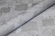 Обои Kerama Marazzi Vintage KM7102 Винил на флизелине (1,06*10,05) Серый, Штукатурка/Ромб-2