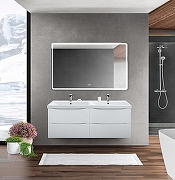 Тумба под раковину BelBagno Marino-Cer 120 MARINO-CER-1200-4C-SO-2-BL-P подвесная Bianco Lucido-9