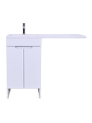 Тумба с раковиной Orange Kandy 110 L OPKD-110TUW+RAL Белый глянец-4