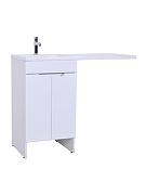 Тумба с раковиной Orange Kandy 110 L OPKD-110TUW+RAL Белый глянец-5