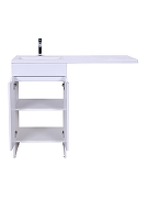 Тумба с раковиной Orange Kandy 110 L OPKD-110TUW+RAL Белый глянец-8