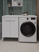 Тумба с раковиной Orange Kandy 120 L OPKD-120TUW+RAL Белый глянец