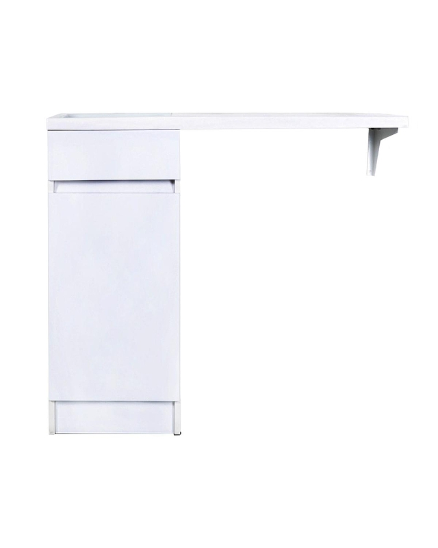 Тумба с раковиной Orange Sistema 100 L STK-40TUW+RAL с бельевой корзиной 