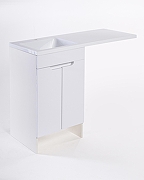 Тумба с раковиной Orange Sistema 110 L STD-110TUW+RAL Белая-4