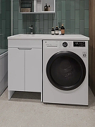 Тумба с раковиной Orange Sistema 110 L STD-110TUW+RAL Белая-7