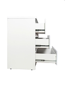 Тумба под раковину Orange Sistema 130 ST-70TUW Белая-3